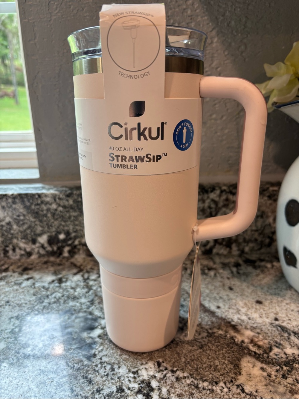 Cirkul StrawSip 40 oz Handle Tumbler - Light Pink